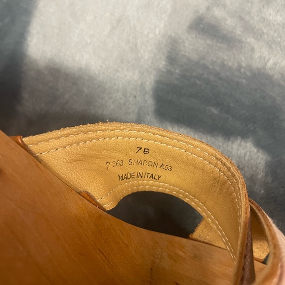 Coach wooden sole kitten heels - Picture 2 of 4